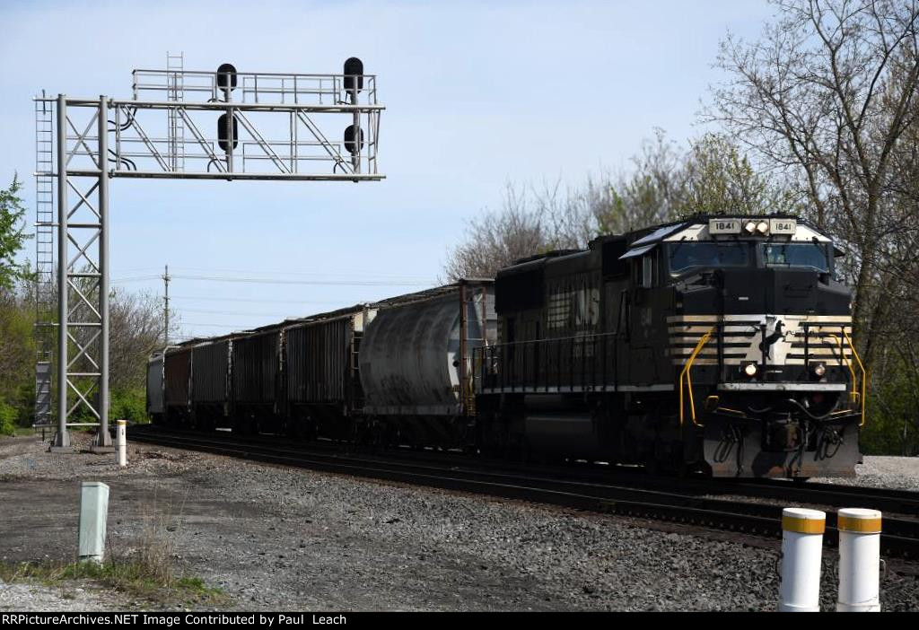 Southbound grain train